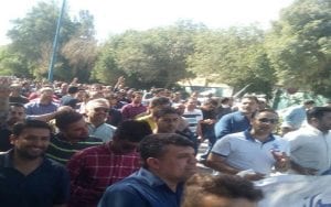 بیست و دومین روز اعتصاب کارگران گروه ملی فولاد اهواز