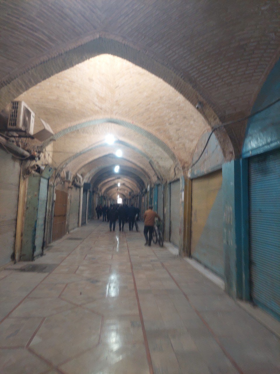 اعتصاب در بازار اراک