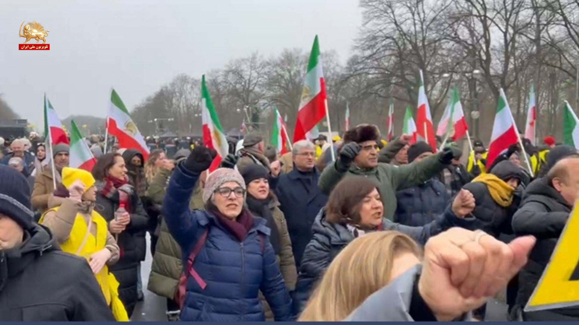 تجمع پرشور ایرانیان