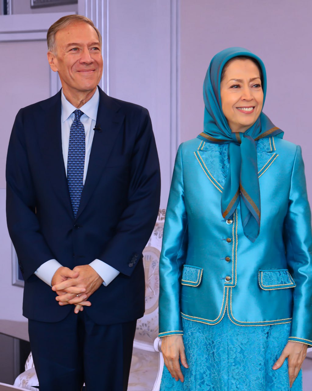 مریم رجوی-پمپئو