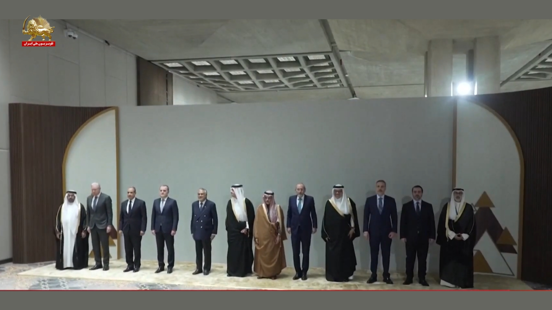 وزرای امور خارجه ۱۲ کشور عربی و اسلامی